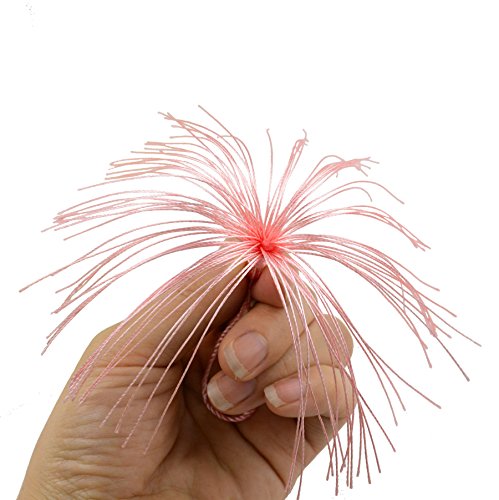 Image of 100pcs 13cm /5 Inch Silky Floss Bookmark Tassels with 2-Inch Cord Loop and Small Chinese Knot for Jewelry Making, Souvenir, Bookmarks, DIY Craft Accessory (Light Pink)