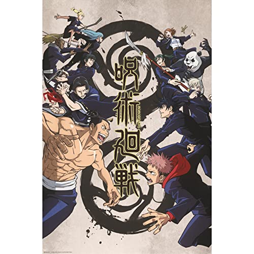ABYSTYLE Póster Jujutsu Kaisen Tokyo vs Kyoto 61x91,5cm