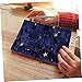 DOITOOL Star and Book Cover Sleeve Handmade Fabric Protector for A5 Notebooks Journals and Diaries for Book Lovers and Students