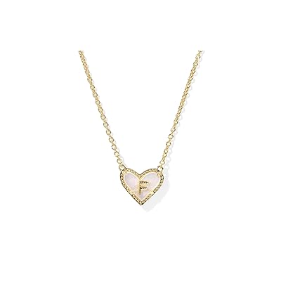 Kendra Scott Heart Letter F Short Pendant Women