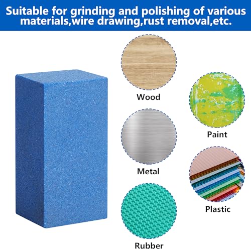 image for Watayo 3 Pcs Gummy Rubber Abrasive Stone- Edge Grinding Rubber Block S