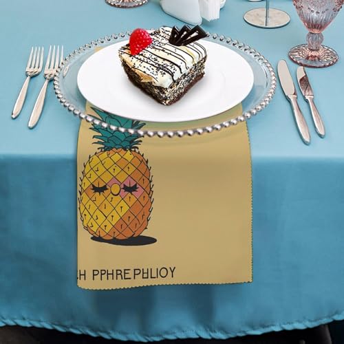 Servilletas de Tela Psych Pineapple Quotes x4 miniatura 4