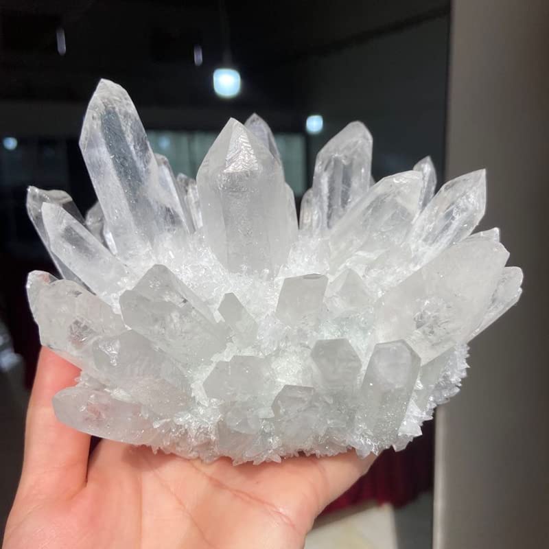 Cuarzo Claro de 700g para eliminar la frialdad de tu oficina con decoración de cristal natural 3