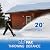 Litheli Cordless Snow Shovel, 20V 12'' Lightweight Electric Snow Blower for Driveway, Battery Powered Snow Thrower, 2.0Ah and 4.0Ah Battery Included