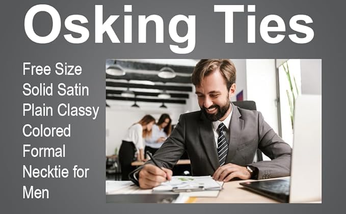 Image of Micro Fiber Stripped Neck Ties For Mens Boys Tie Length & Width - 58 Inch & 3 Inch