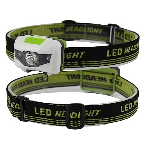 Image of Super Bright LED Headlamp Head Torch Red Flashlight Camping Headlight - Waterproof, Adjustable, 3 Modes