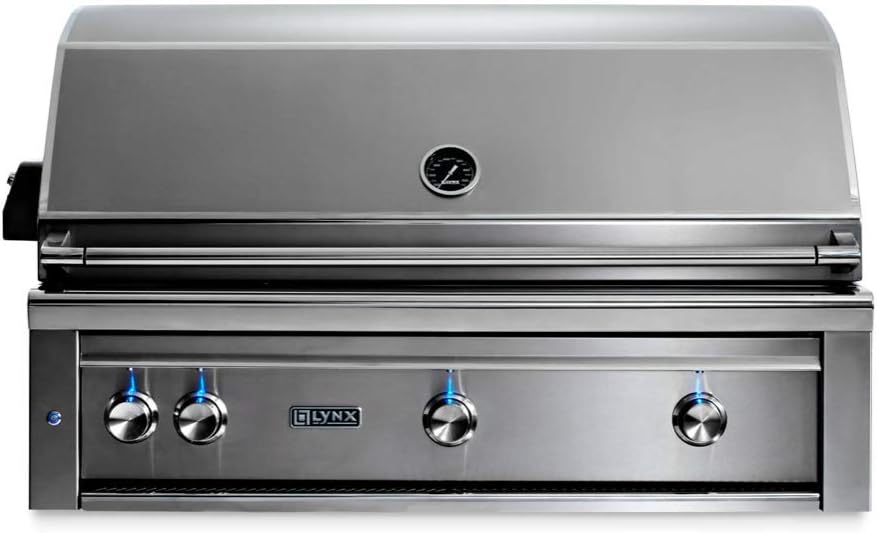 Windproof Covers 42 inch Heavy Duty Premium Vinyl Grill Cover to fit Lynx Built-in Grill