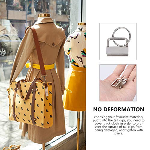 HEALLILY Chaveiro de Chaveiro de 25 Unidades Chaveiro de Hardware Com Anel Dividido Split 25 Mm Prat