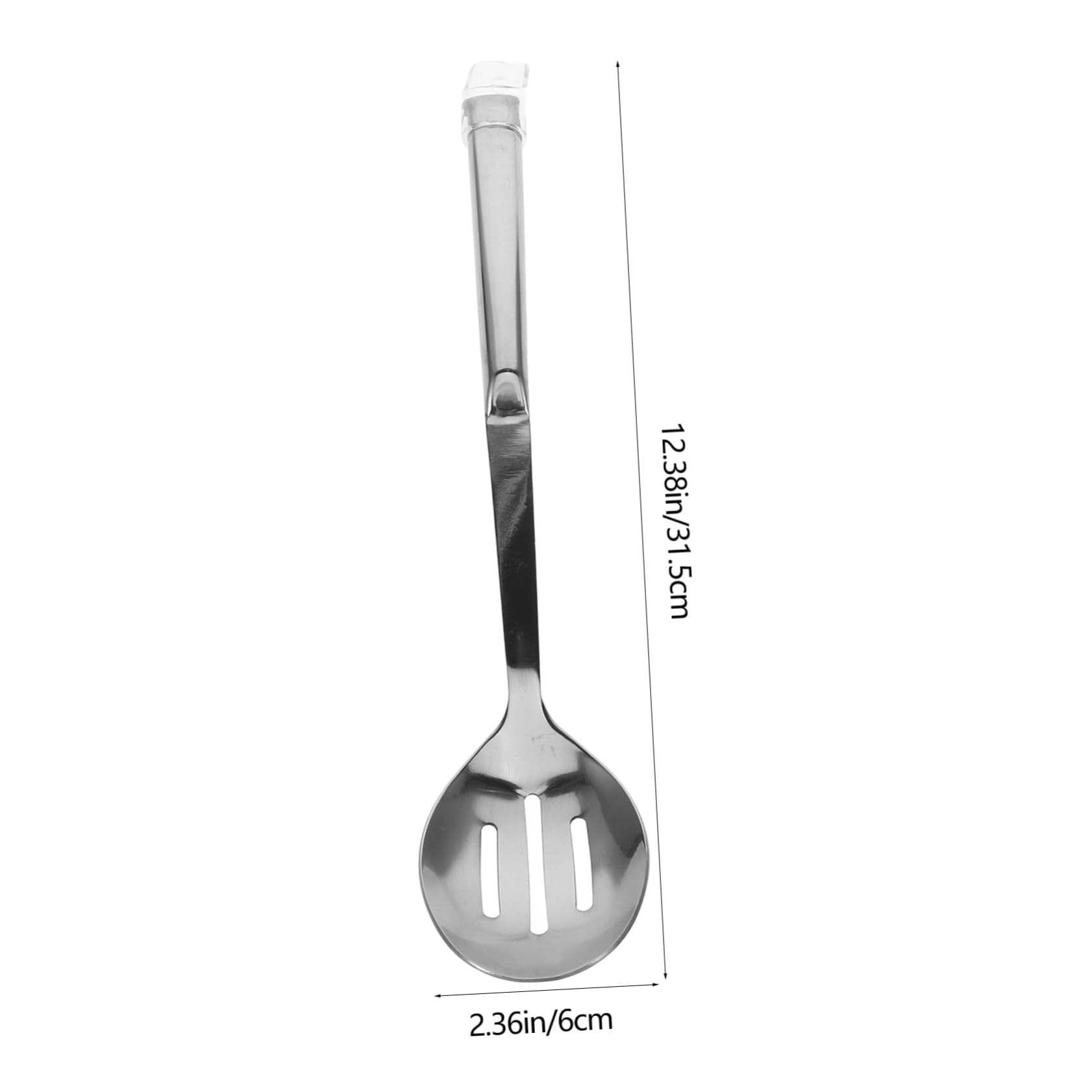 Ciieeo Stainless Steel Slotted Serving Spoon Reusable Kitchen Utensil for Buffet Salad and Fruit Serving Compact Design for Everyday Use and Special Occasions