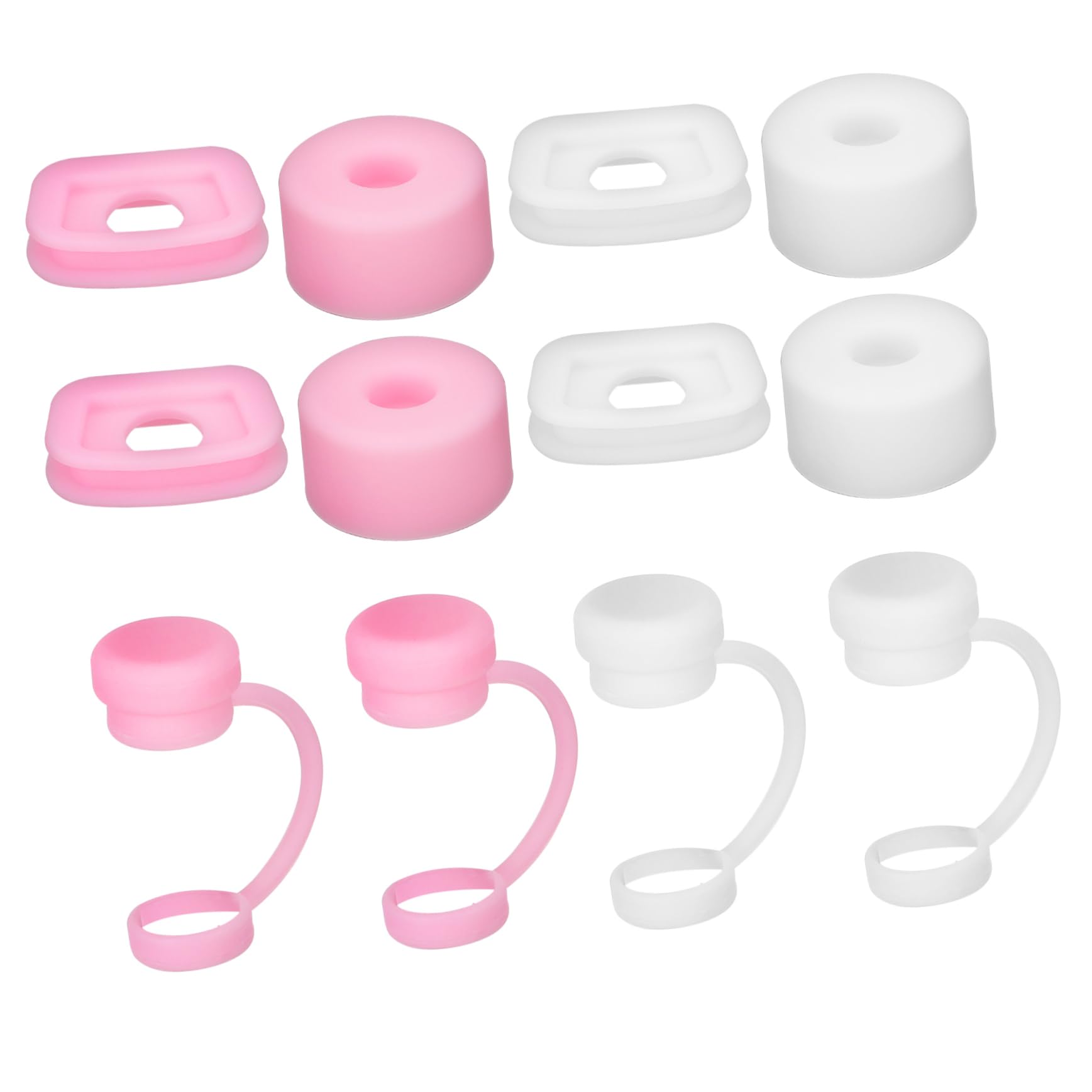 Cabilock 12pcs Tumbler Spill Stoppers Food-grade Straw Covers Reusable -spill Caps for Cups and Tumblers Easy to Install and Secure Design