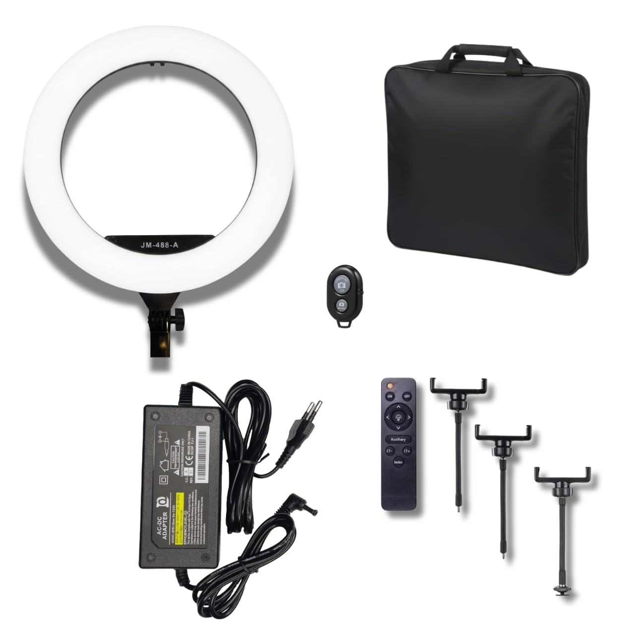 Ring Light Profissional LED 45cm + 3 Suportes Celular - RL18