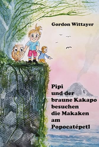 Pipi und der braune Kakapo besuchen die Makaken am Popocatépetl