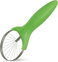 PrepWorks 3-in-1 Avocado Slicer - Stainless Steel Blades for Easy Slicing, Pitting & Scooping, Dishwasher Safe Green Tool