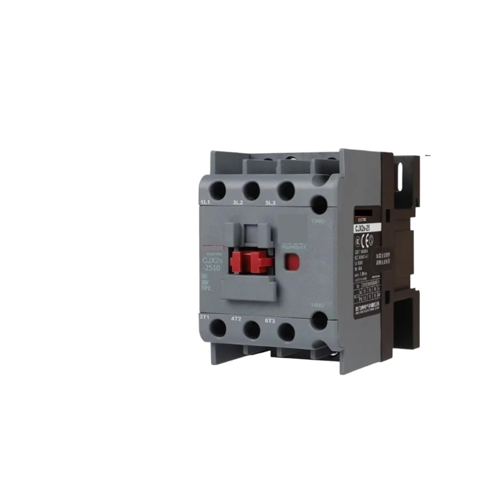Contacteur tripolaire CJX2s-2510 25A avec contact auxiliaire 1NO bobine AC24V