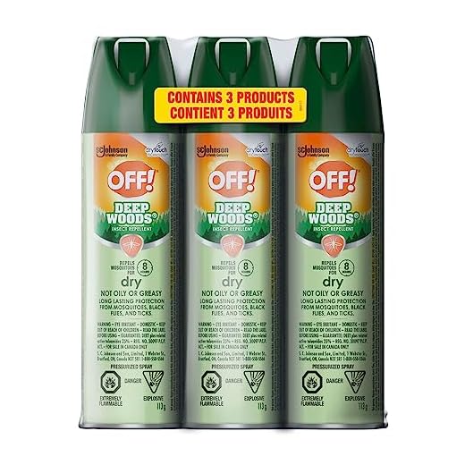 OFF! Deep Woods Insect Repellent Dry, 3 pack Value Pack