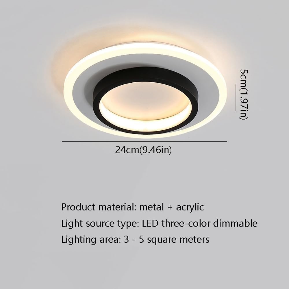 Oświetlenie sufitowe LED do wnętrz, metalowe, wpuszczane, do salonu, sypialni, jadalni, kuchni, korytarza, przedpokoju