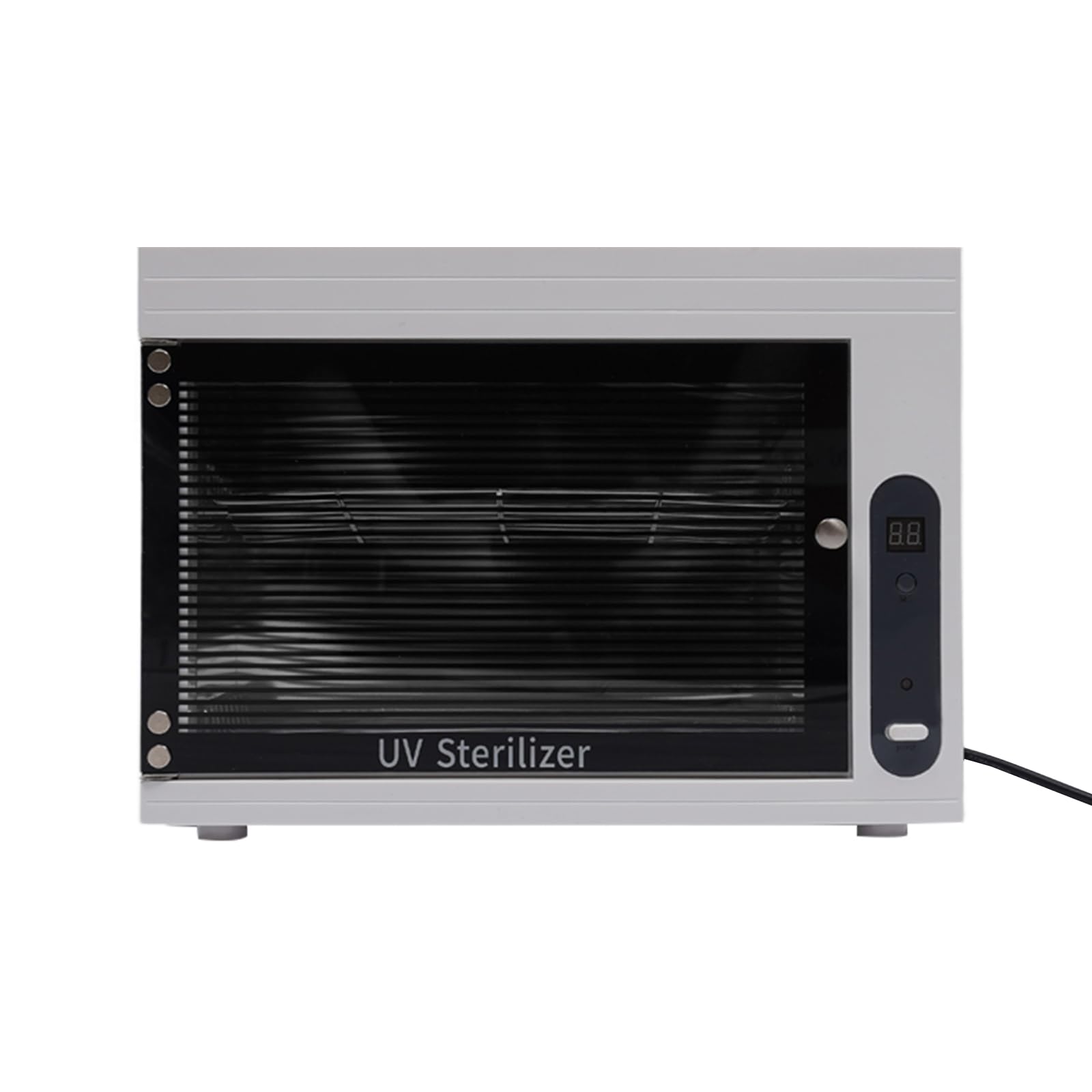UV-Desinfektionsschrank, 10L UV Sterilisator mit LED-Timer, Hocheffiziente Sterilisation, Trockenhitze-Sterilisator für Babyflaschen Spielzeug Geschirr