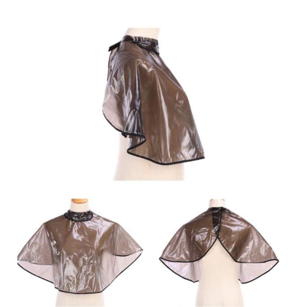 Healifty Barber Cape Waterproof Hair Cutting Cape Salon Haircut Umbrella Adjustable Hairdressing Shoulder Cover for Salon - Image 2