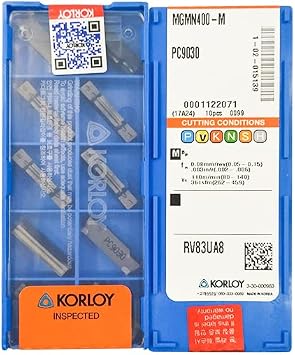 KORLOY 100% Original MGMN MGMN400 M MGMN400-M PC9030 Slot Blade Slotting Tool