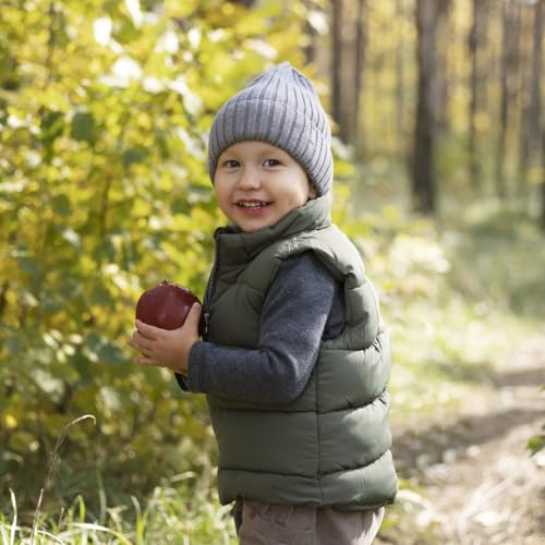 Lansbojun Puffer Vest for Boys Kids Hooded Sleeveless Puffer Jacket for Winter4