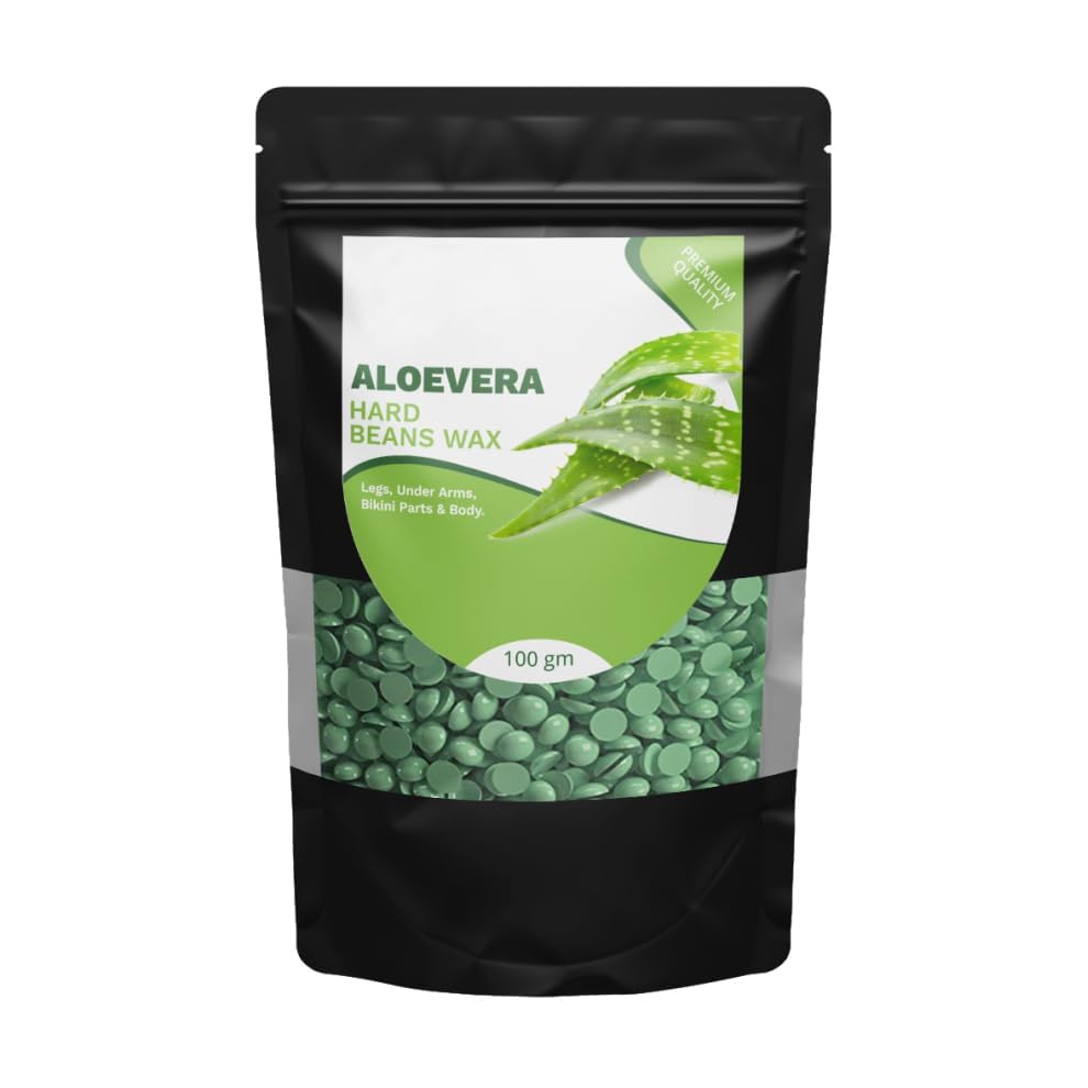 Hair Removal Brazilian Hard Wax Beans For Face, Eyebrow, Back, Chest, Bikini Areas, Legs, Arms and Beards (Aloe Vera, 100 Gram) (B0CH72Y62V) Amazon Price History, Amazon Price Tracker
