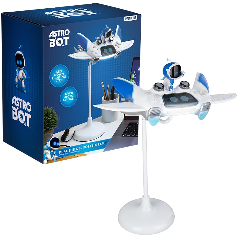 Paladone Astro Bot Speeder Posable Desk Light, Officially Licensed