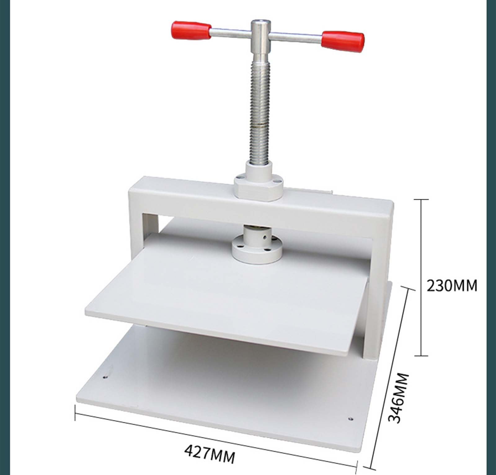 Macchina Manuale per appiattire e rilegare Libri, pressa per Rilegatura, pressa per Carta A5/A4/A3, rilegatrice per impieghi gravosi, Pressione di 3306 libbre per la Riparazione di Libri (A3)