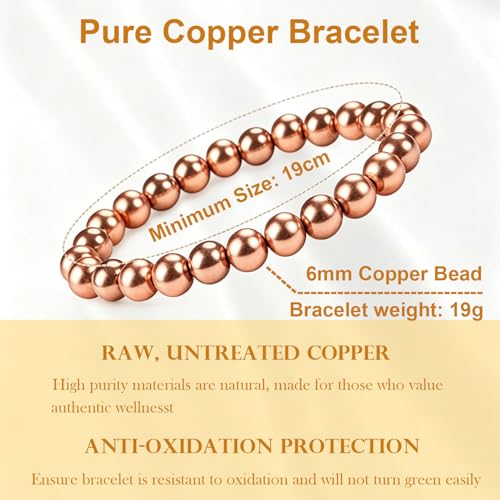 Pulsera de Cobre Ajustable para Hombre y Mujer miniatura 2