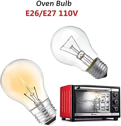 Miniatura 3 de Bombillas para horno, bombillas para nevera para horno de electrodomésticos, reflector de lámpara de lava de 120 V y 40 vatios, forma A15, base E26,