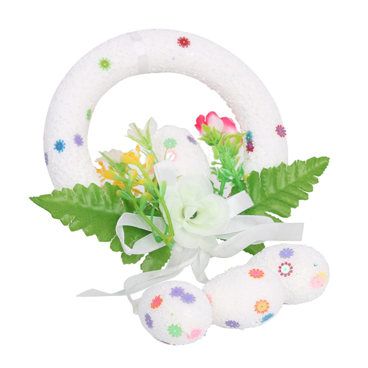 Alipis 3 Set Ornamento Dell'uovo Di Pasqua Decorazione Del Vassoio A Più Livelli Ventilatori Personalizzati Macchina Giocattolo Neon Gnomi Peluche Vernice All'uovo 2 Pezzi * 3