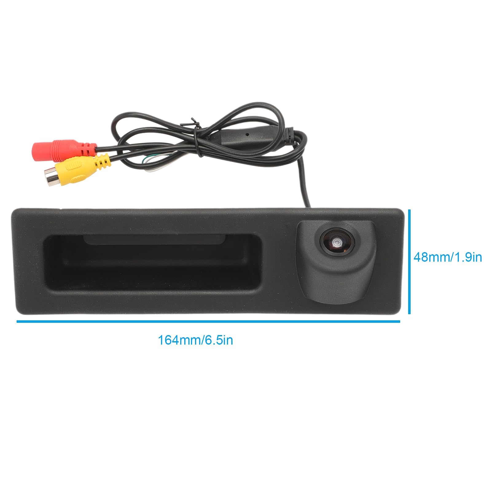 1280x720p Caméra Recul HD pour Series 5 F10 F11 F25 F30 X1/X3/X5/X6 Série 4 F32 2010 320Li/530i/328i/535i 2012 Ensemble Complet de caméra (y Compris Interrupteur de hayon)