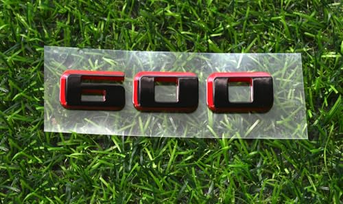 Image of 1x Escalade 600 Logo Badge Decals Replacement for Escalade Rear Liftgate Emblem 3D Nameplate (Redline)