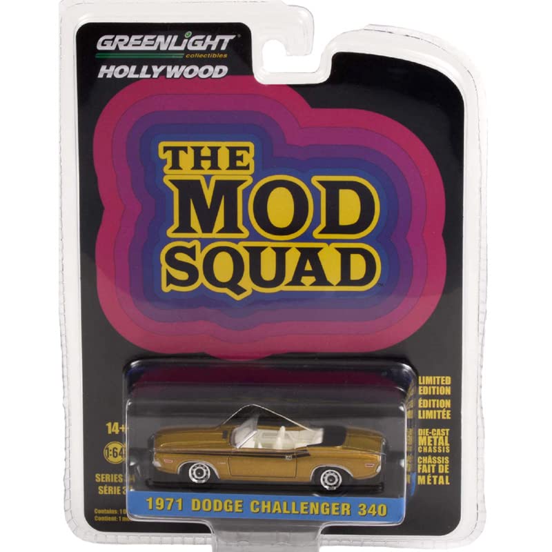 Dodge Challenger 1971 Greenlight 1:64 Hollywood Series 34 Mod Squad voiture