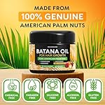 Batana Oil for Hair Growth - 100% Raw & Organic Dr Sebi Batana Oil - Cold-Pressed & Pure Unrefined Batana Hair Mask for Women & Men - Enhances Hair Thickness, Prevents Loss - Image 4