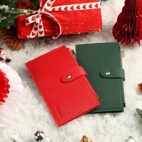 Image of Travelambo Leather Wallets for Women Slim RFID Blocking Bifold Credit Card Holder Wallet