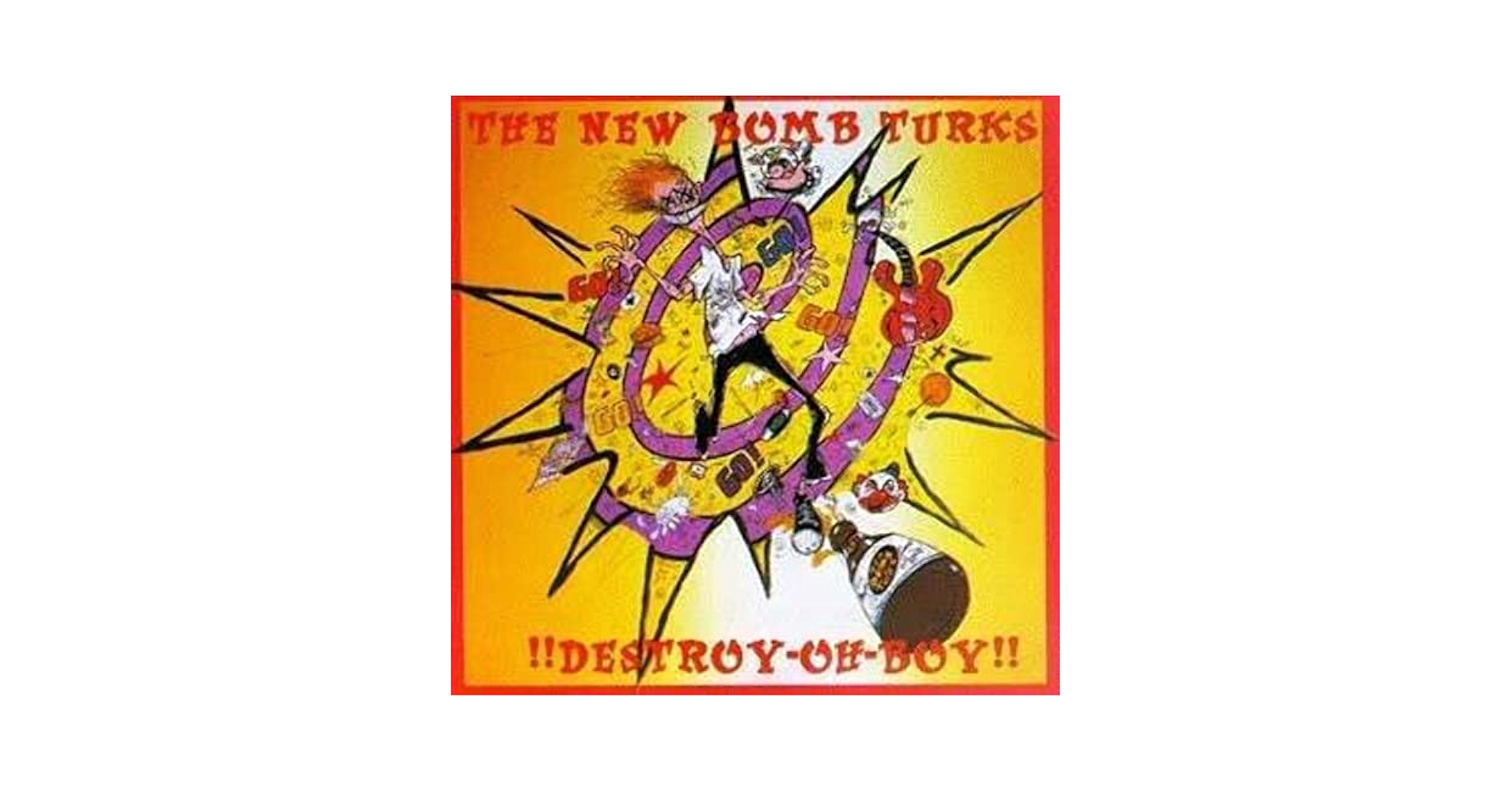 THE NEW BOMB TURKS レコード Devil Dogs, New Bomb Turks SPLIT 45 1993 Garage Rock Punk