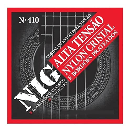 Jogo De Cordas Para Violão Nylon Nig Tensão Alta N-410