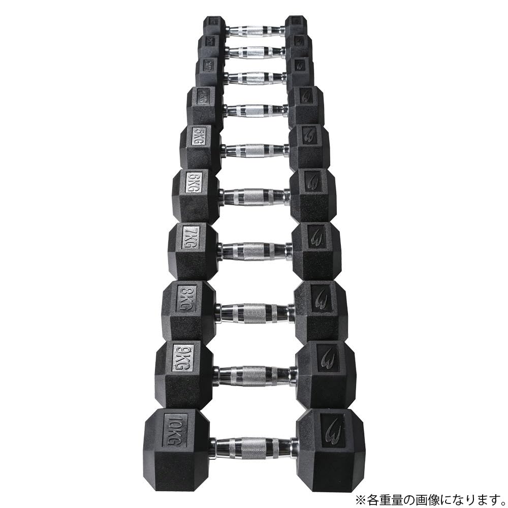 Amazon | BODYMAKER(ボディメーカー) 六角ダンベル 6KG PD009600