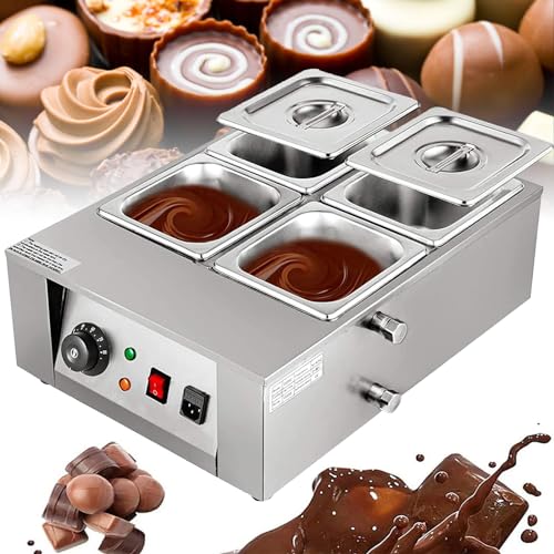 Fondoir à chocolat électrique robuste avec commande manuelle précise