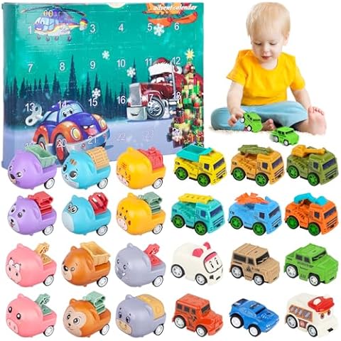 2024 Kids Advent Calendar with Car Toys Cover