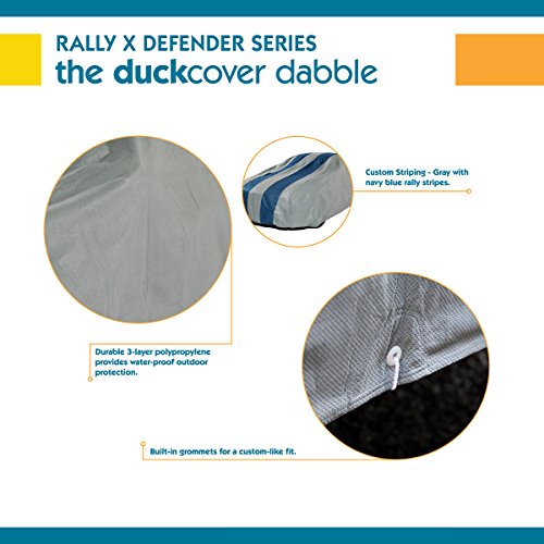 Image of DUCKCOVERS Rally X Defender Car Cover, Fits Sedans up to 14 ft. 2 in. L