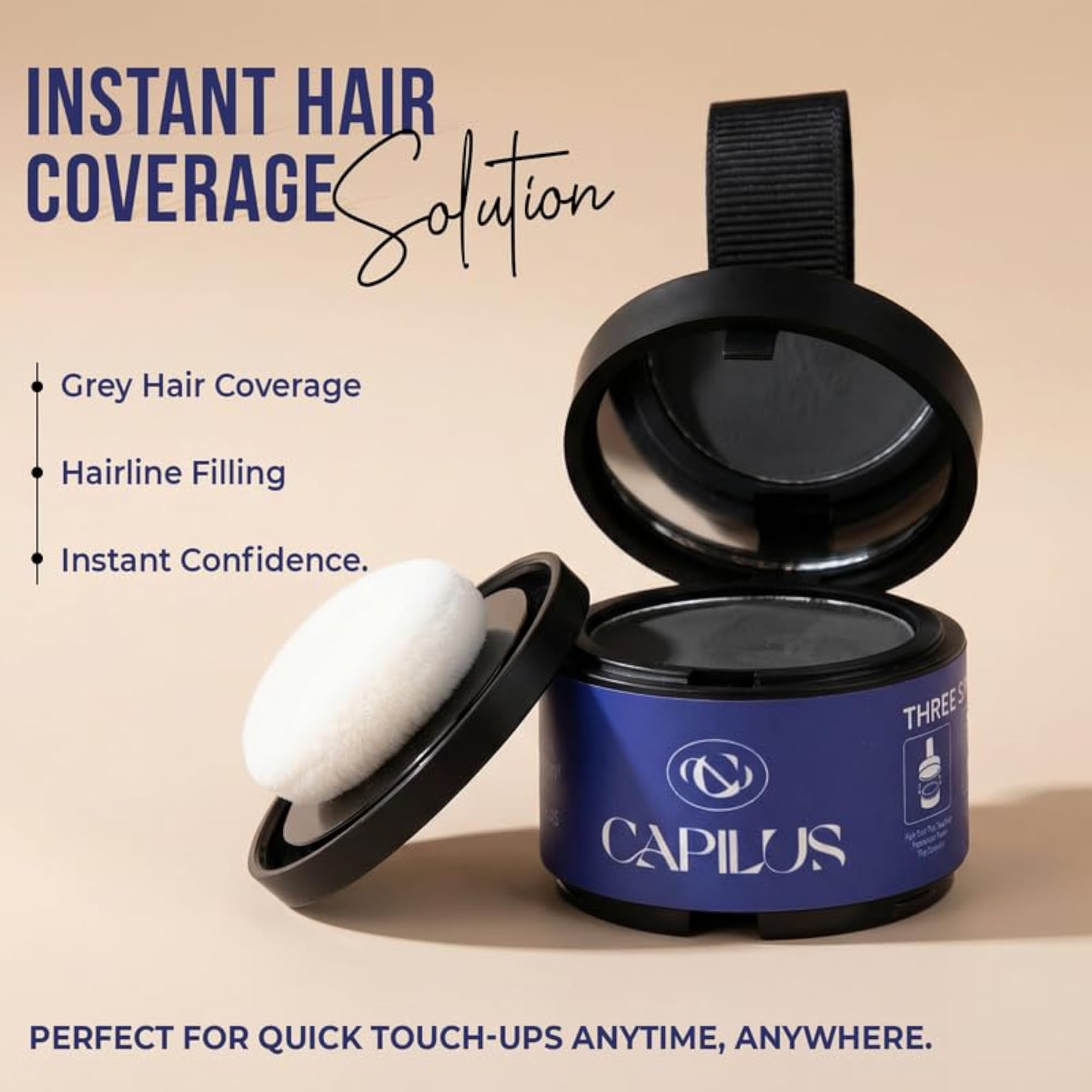 Hair Root Touch Up Powder 4gm for Grey Coverage