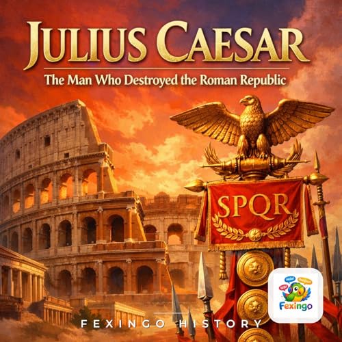 Couverture de Julius Caesar: The Man Who Destroyed the Roman Republic &mdash; Fexingo History