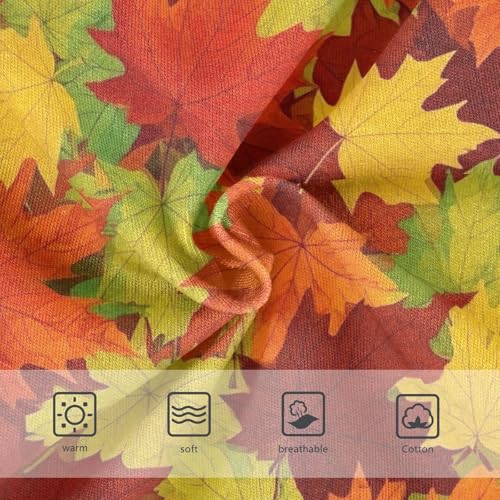 Autumn Leaves Orange Red Underwear Toddler Girl, Underwear Girls, 2T–8 Years3