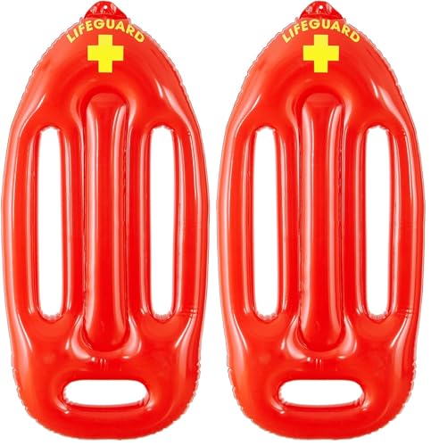 W WIDMANN MILANO Party Fashion - 04837 - Salvagente gonfiabile, circa 73 cm, bagnino, carnevale, festa a tema (Confezione da 2)