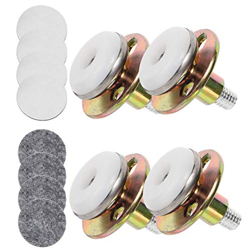 Bienka 4Pcs Headboard Tools Chair Sofa Leg Anti-Shake Claw Pad Clo Feet Heavy Metal Table Raiser Cabinets Levelers Self Furniture Adjust Legs Anti Protector Frame Duty Glides Pads Felt (Color : Assor #TOP1