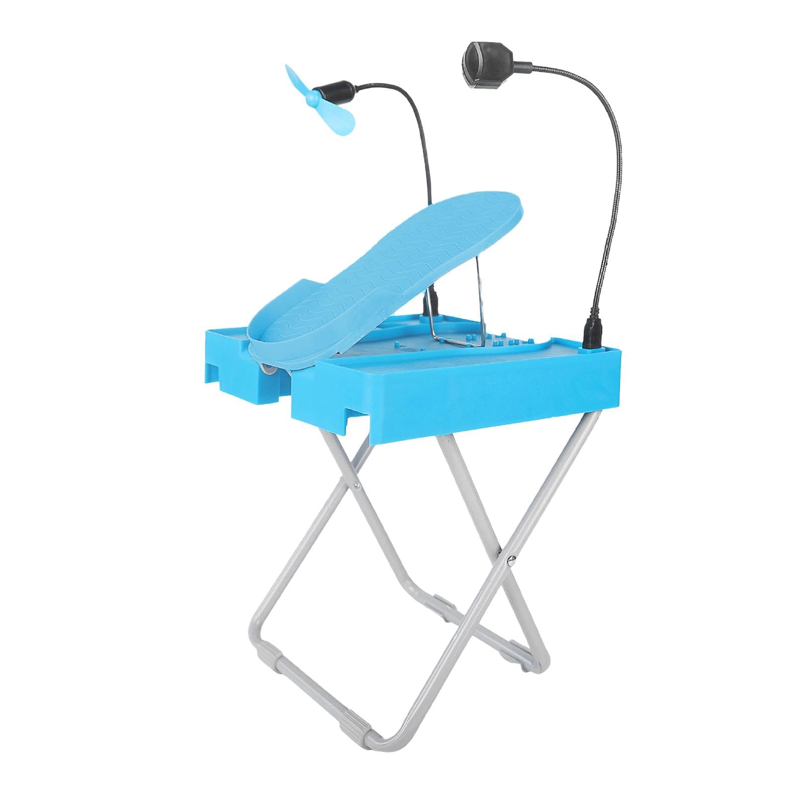 Poggiapiedi pedicure, Poggiapiedi di bellezza regolabile, Accessorio per sedia pedicure, Poggiapiedi con LED, Strumento per pedicure con ventola di essiccazione, Attrezzatura per pedicure domestica,