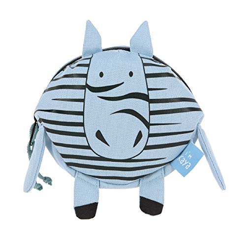 LÄSSIG About Friends sac à ceinture pour enfants à partir de 3 ans, 14 cm, Kaya Zebra