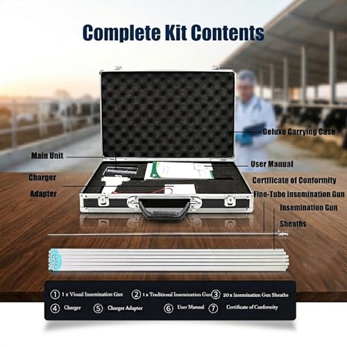 Kit d'élevage d'endoscope visuel pour bovins de haute précision médicale
