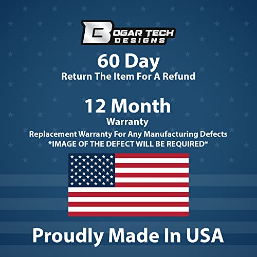 Bogar Tech Designs Rear Back Middle Window American Flag Vinyl Decal Compatible With And Fits Dodge Ram 2009-2023, Thin Blue Line #TOP5